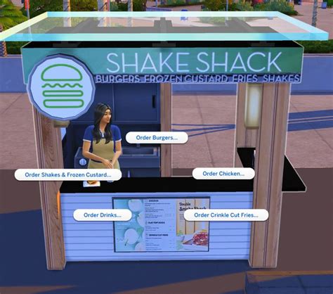 sims 4 insimnia shake shack