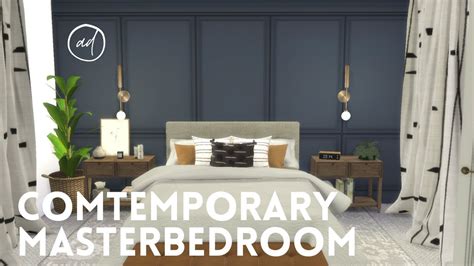 Sims 4 Bedroom Ideas No Cc Sims 4 bedroom, Modern loft