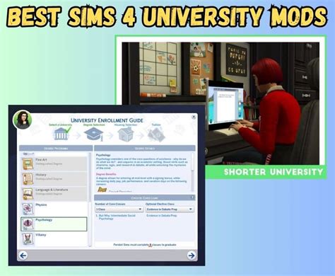 sims 4 shorter university degrees mod