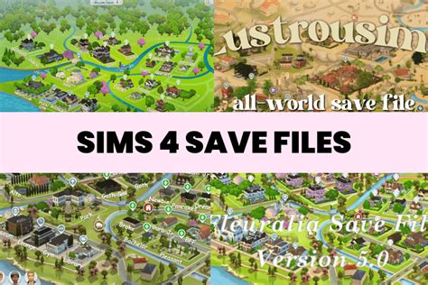 Best Save Files Sims 4 2024 Ashlan Marquita