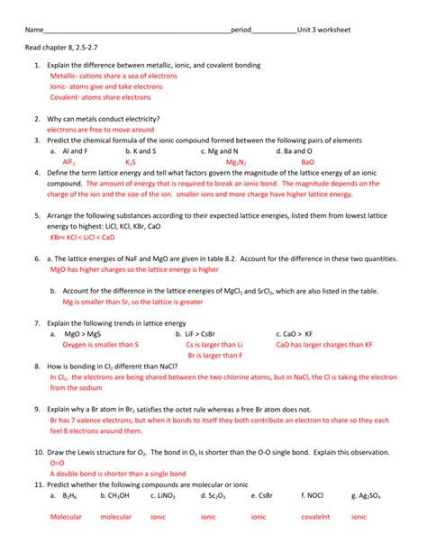 simulation ionic and covalent bonding worksheet answer key