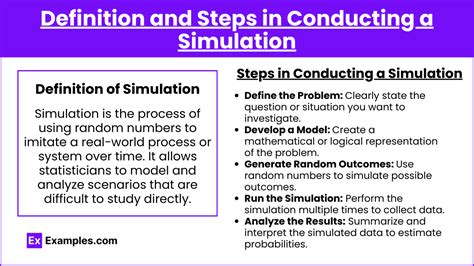Simulation Tools Definition