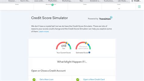 Simulator Credit Karma