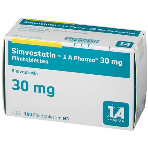 simvastatin 30 mg pzn