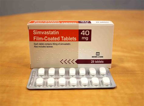 simvastatin 40 mg tablet pictures
