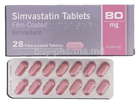 simvastatin medication generic names