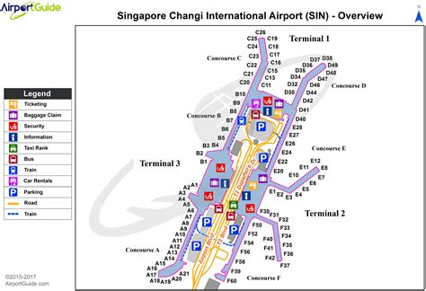 sin airport map terminal