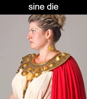 sine die meaning in tamil with example