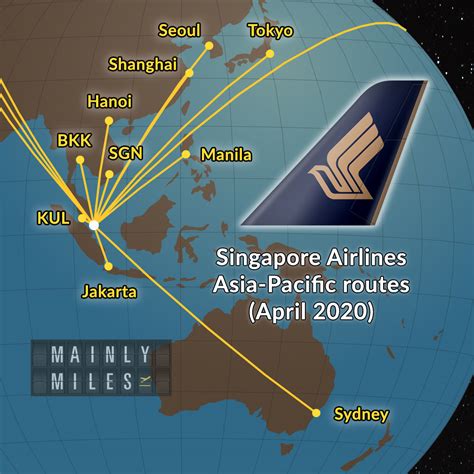 singapore air flight map