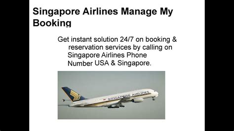 singapore airlines australia manage bookings