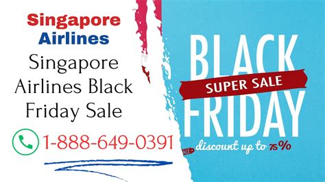 singapore airlines black friday 2022