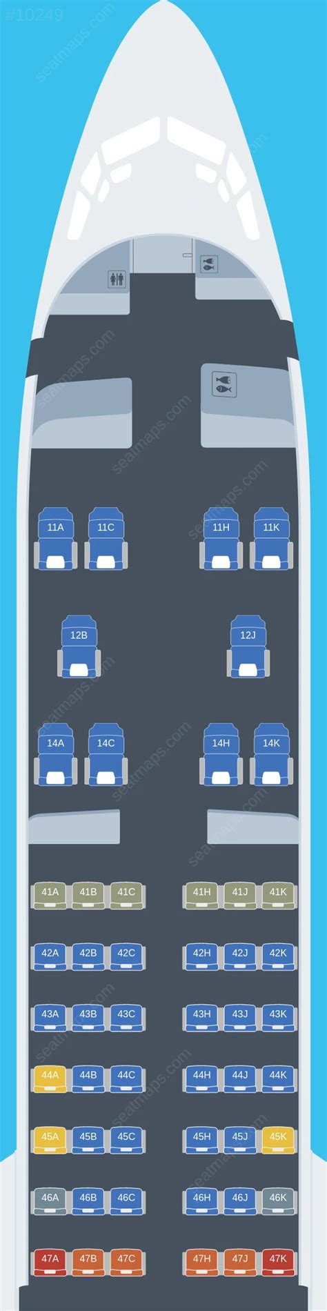 singapore airlines boeing 737-8 max seat map