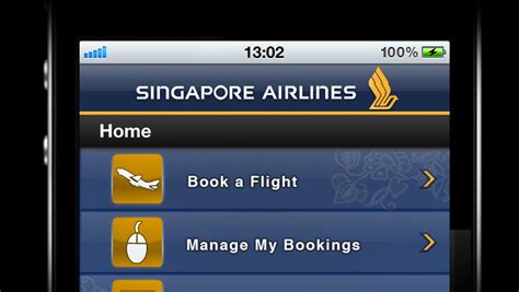 singapore airlines booking log in