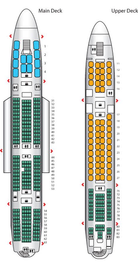 singapore airlines fleet seat map