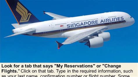 singapore airlines ticket change