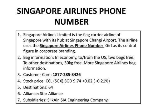 singapore airlines toll free number usa