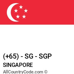 singapore area code phone