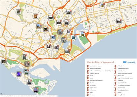 singapore attraction place map