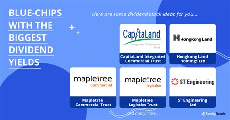 singapore blue chips with high dividends