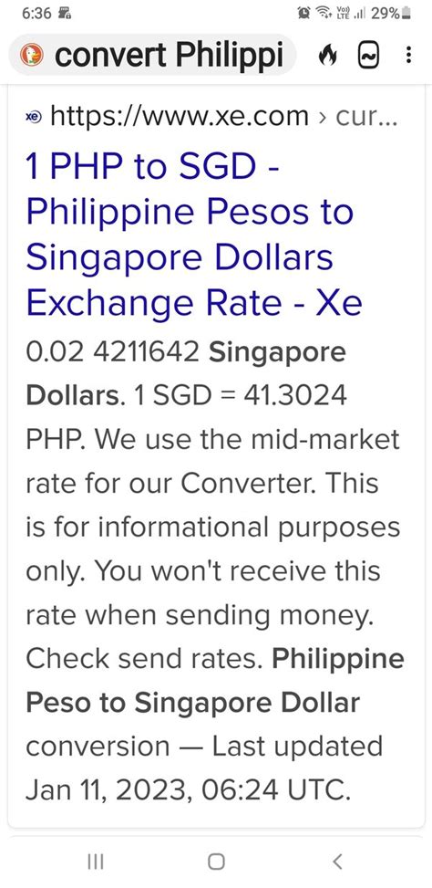 singapore dollar to peso converter