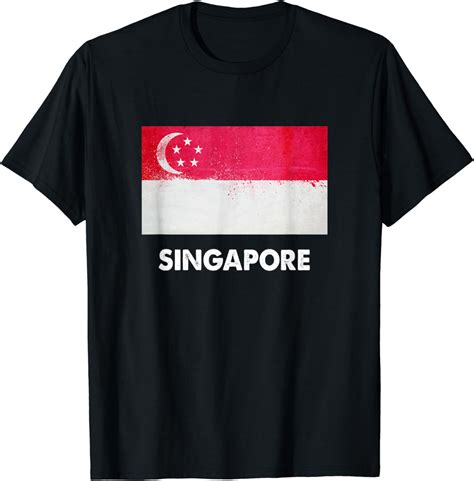 singapore flag t shirt amazon