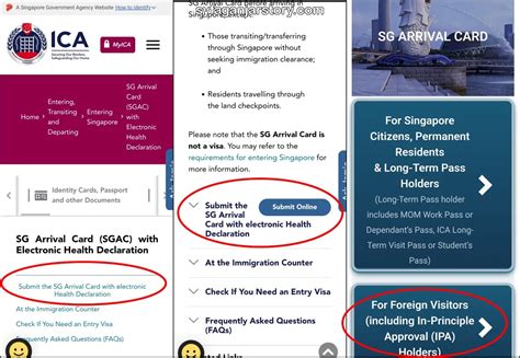 singapore ica arrival card online