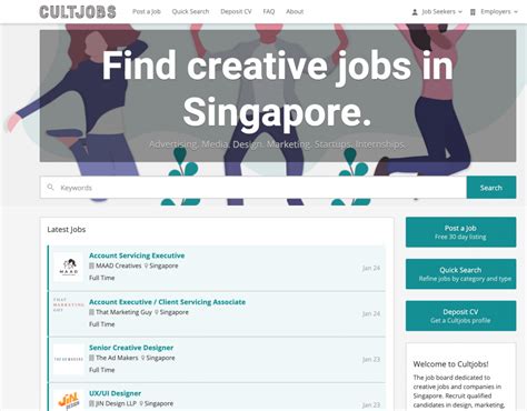 singapore internship job posting