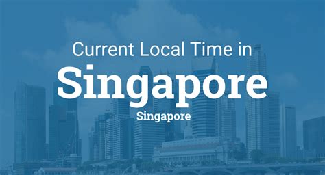 singapore local time clock