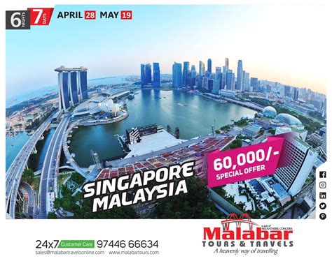 singapore malaysia group tour packages