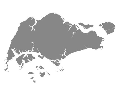 singapore map outline png