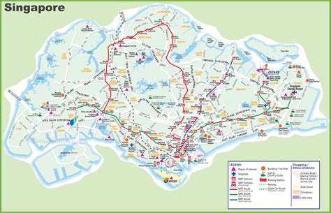 singapore map printable