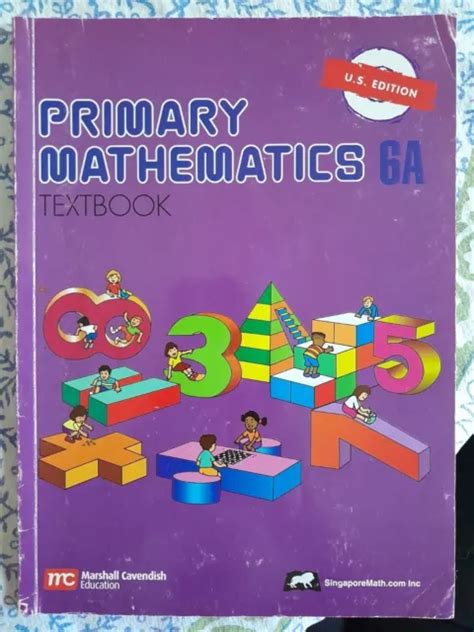 singapore math 6a textbook