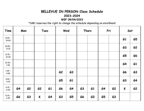 singapore math bellevue schedule