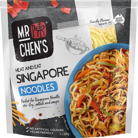 singapore noodles calories and fat