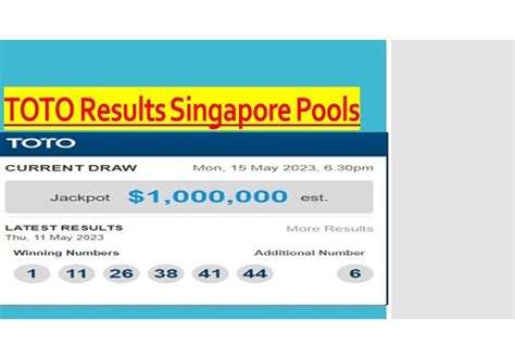singapore pools toto results today