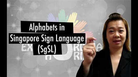 singapore sign language alphabet