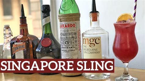 singapore sling cocktail recipe raffles