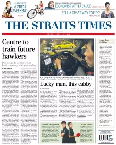 singapore straits times latest news today