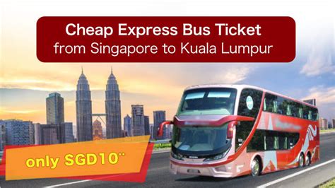 singapore to malaysia bus ticket