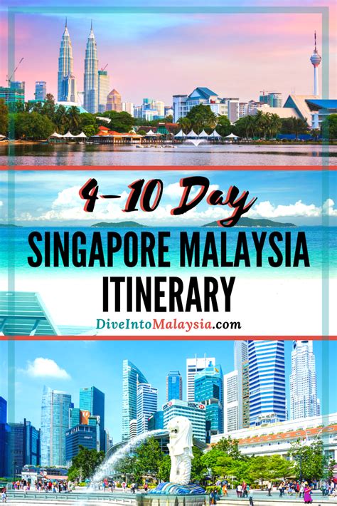 singapore to malaysia itinerary