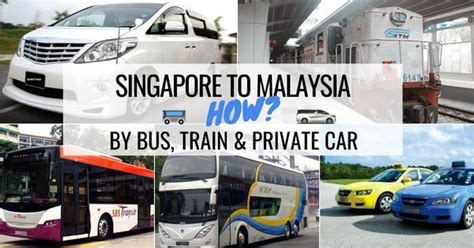 singapore to malaysia transport
