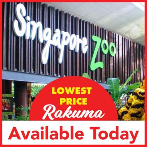singapore zoo entrance fee promotion