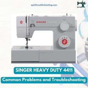 singer heavy duty 4411 problems