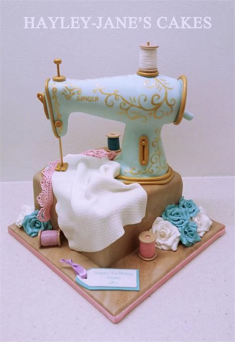 Singer Sewing Machine Cakes