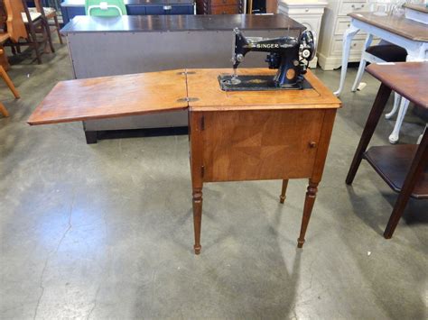 Singer Sewing Machine Inside Table