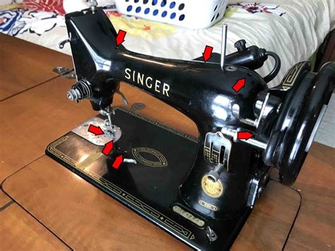 Singer Sewing Machine Oiling Instructions