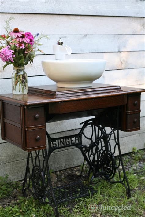 Singer Sewing Machine Table Sink