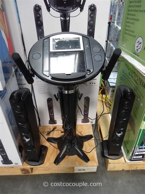 Singing Machine ISM1030BT Bluetooth Pedestal Karaoke System with