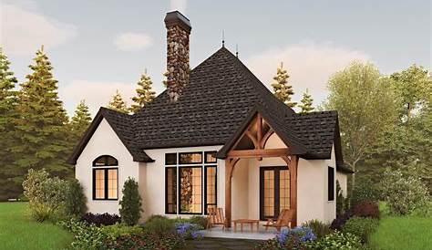 Cottage Floor Plans 1 Story / Two-Story Cottage House Plan - 80660PM