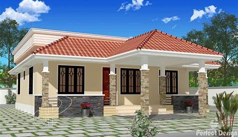 Single Storey Simple Small House Home Design New Floor At 2130 Sq.ft